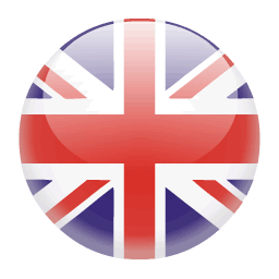 Cerchio rappresentante la bandiera inglese