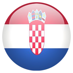 Cerchio rappresentante la bandiera croata